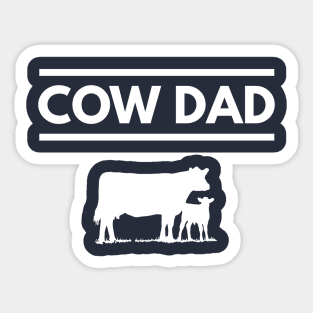 COW DAD Sticker